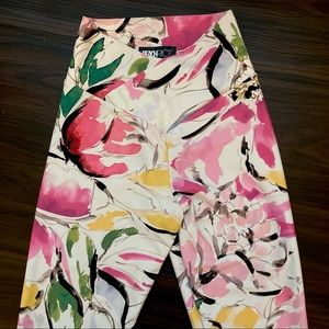 SOLD!! Beach Riot Water Color Floral Leggings